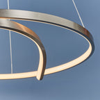 Rafe Satin Nickel LED Pendant Light