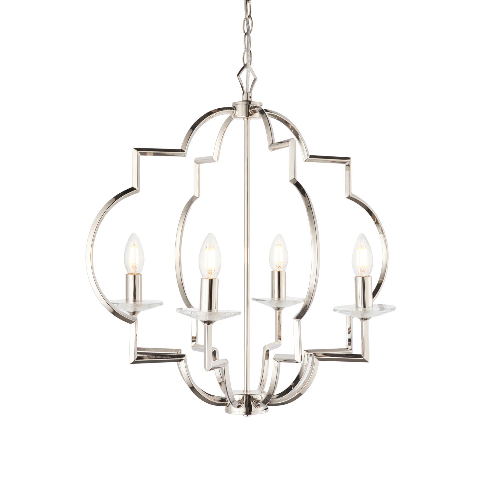 Garland 4-Light Crystal Pendant Light - Classic & Elegant