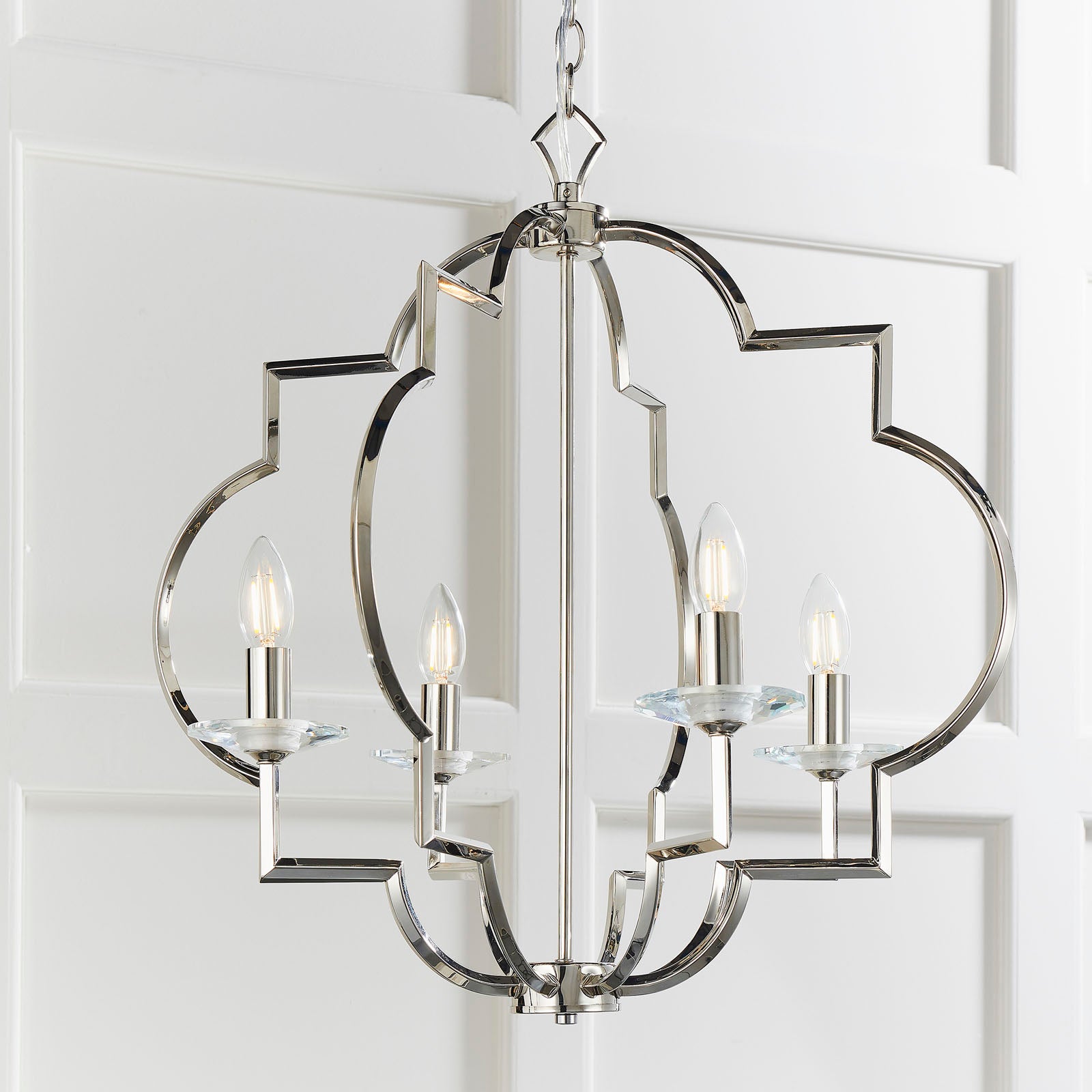 Garland 4-Light Crystal Pendant Light - Classic & Elegant