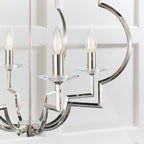 Garland 4-Light Crystal Pendant Light - Classic & Elegant