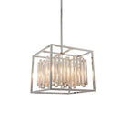 Acadia Modern 4 Light Crystal Pendant Chrome