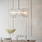Acadia Modern 4 Light Crystal Pendant Chrome