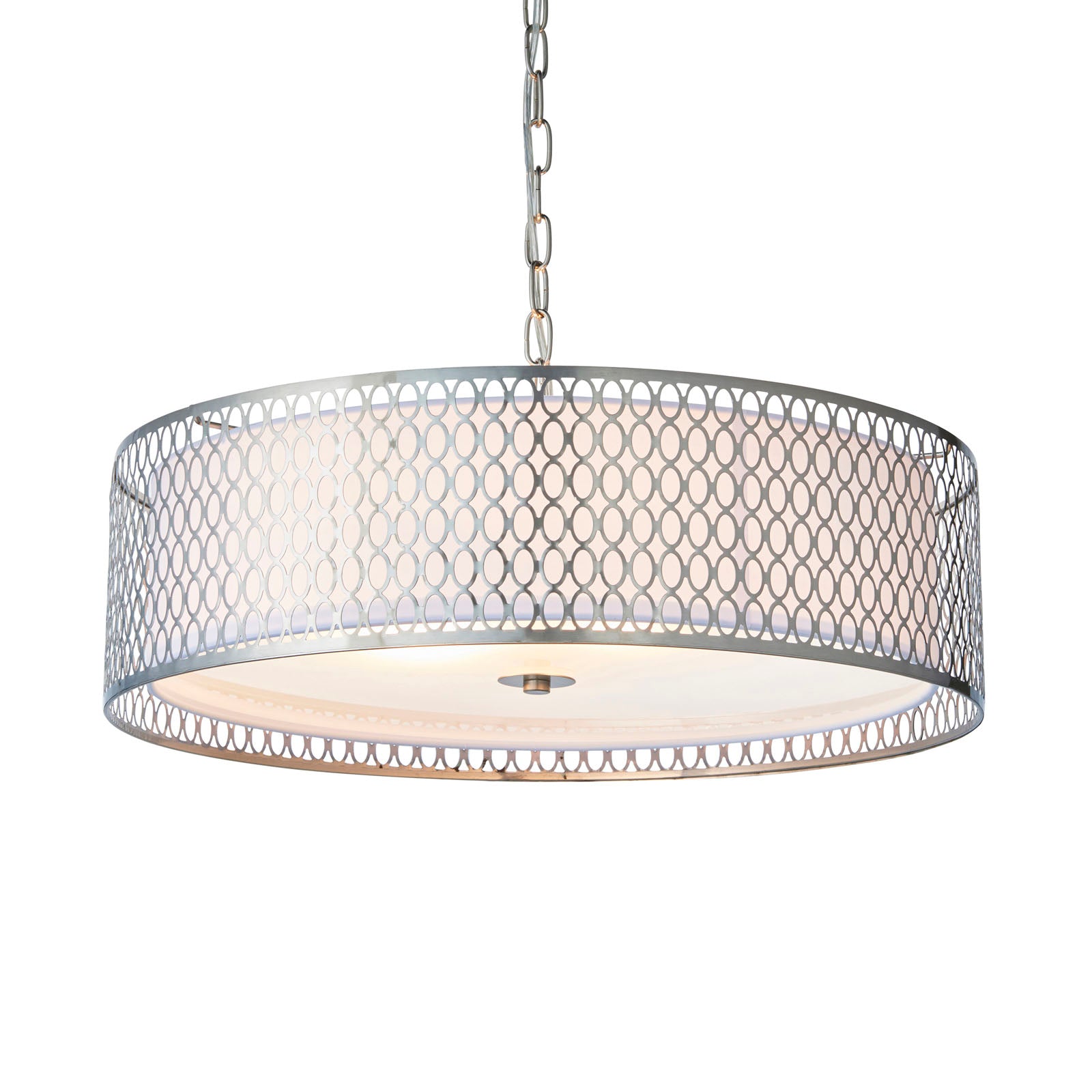 Cordero 3-Light Adjustable Pendant Light with Geometric Metal & Fabric Shade