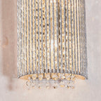 Galina 2-Light Crystal Wall Light - Polished Chrome