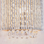 Galina 2-Light Crystal Wall Light - Polished Chrome