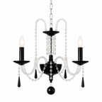 Liberec 3 Chandelier - Black
