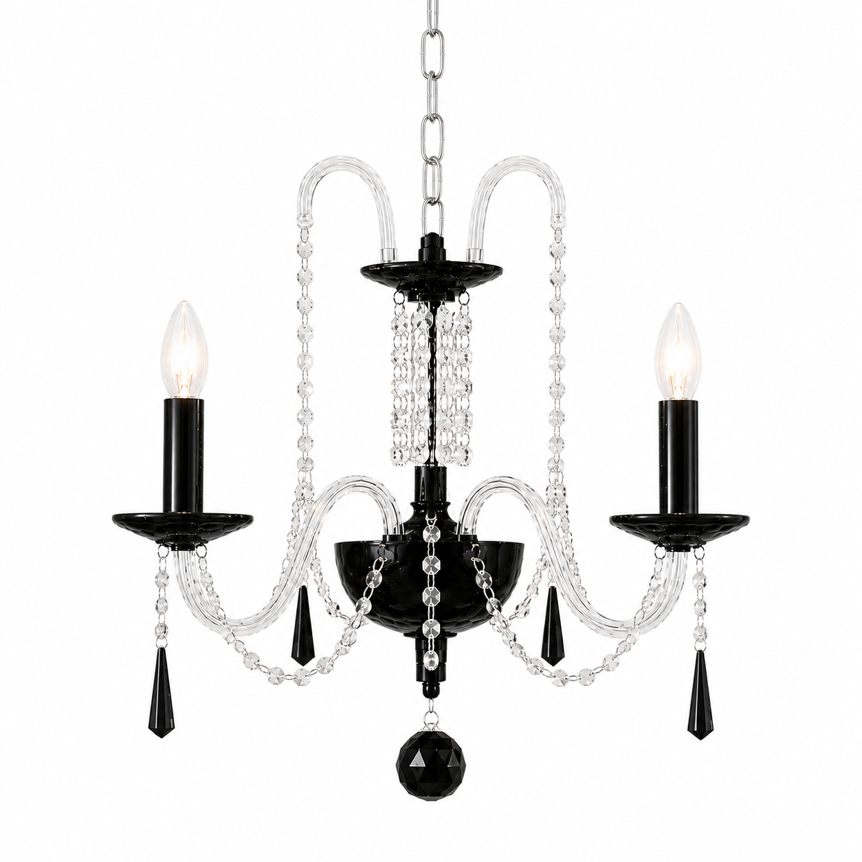 Liberec 3 Chandelier - Black
