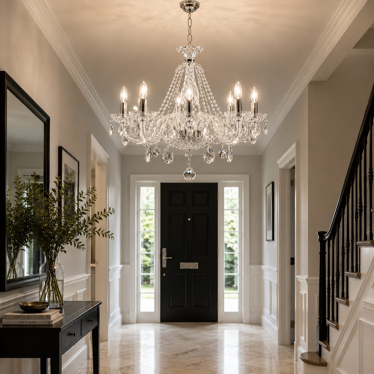 Kolin 8 Chandelier Nickel