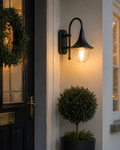Westlite Vernon Outdoor Wall Light Matt Black Aluminium IP44