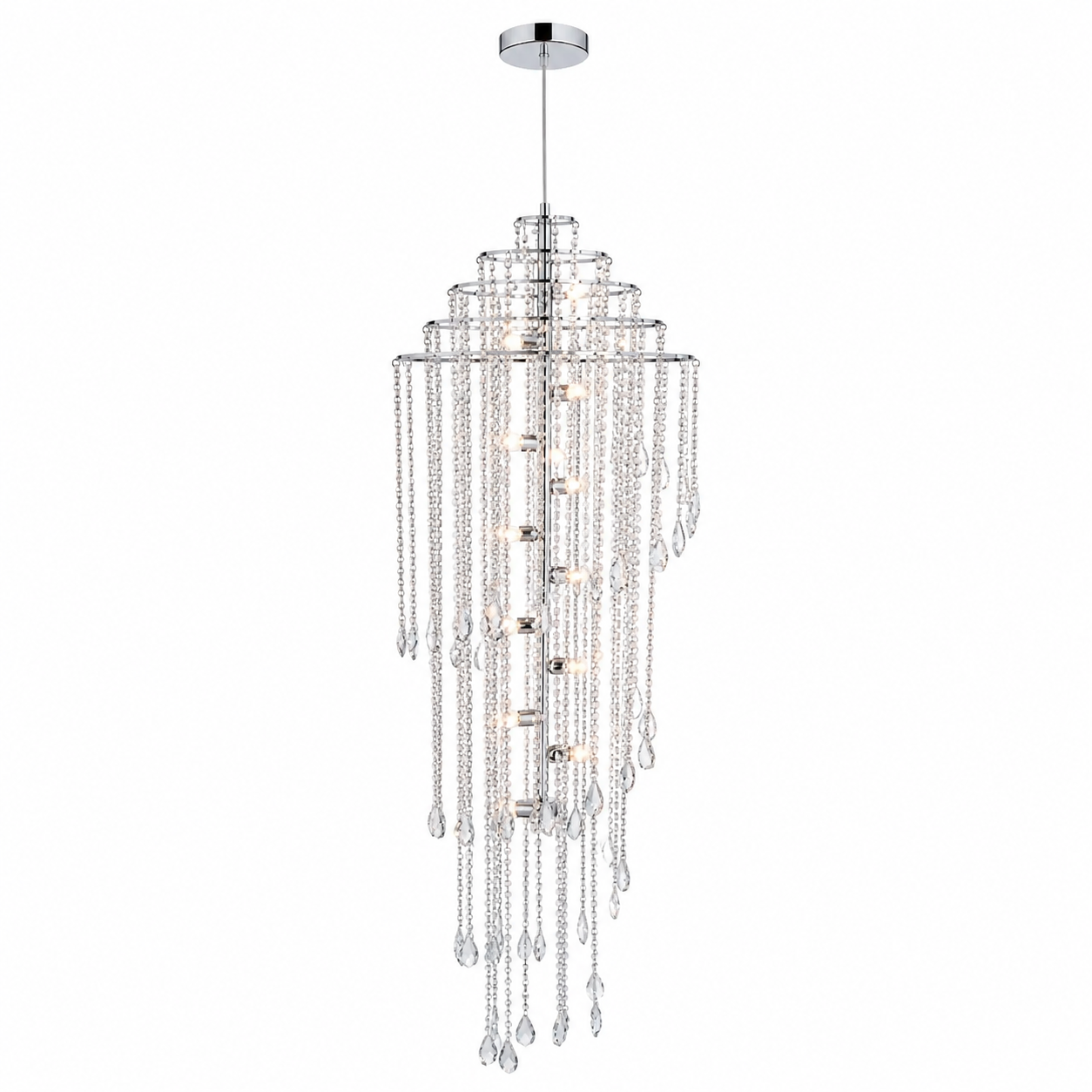 Venus 12 Light Crystal Longdrop Chandelier