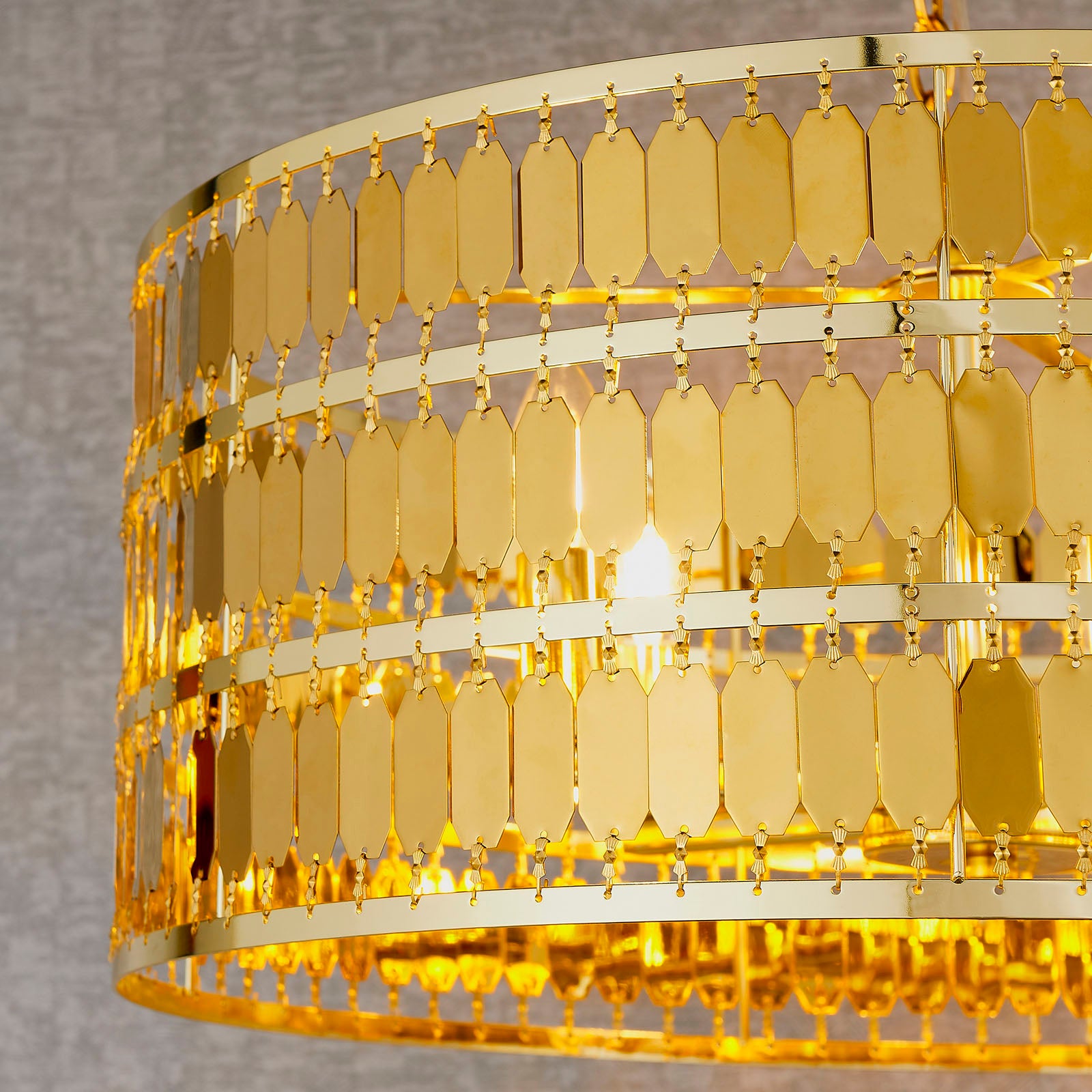 Eldora 5lt Pendant Light - Gold Chain