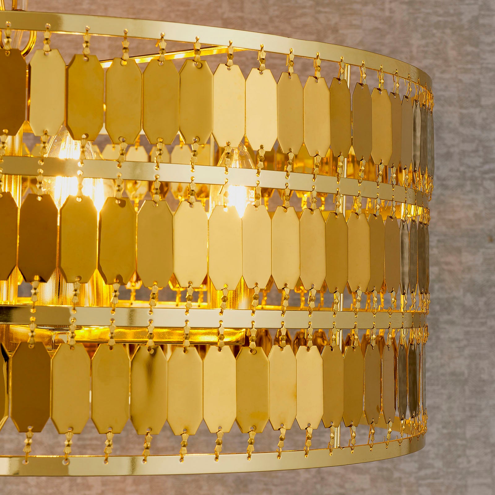 Eldora 5lt Pendant Light - Gold Chain