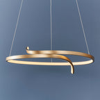 Rafe Brushed Gold LED Pendant Light