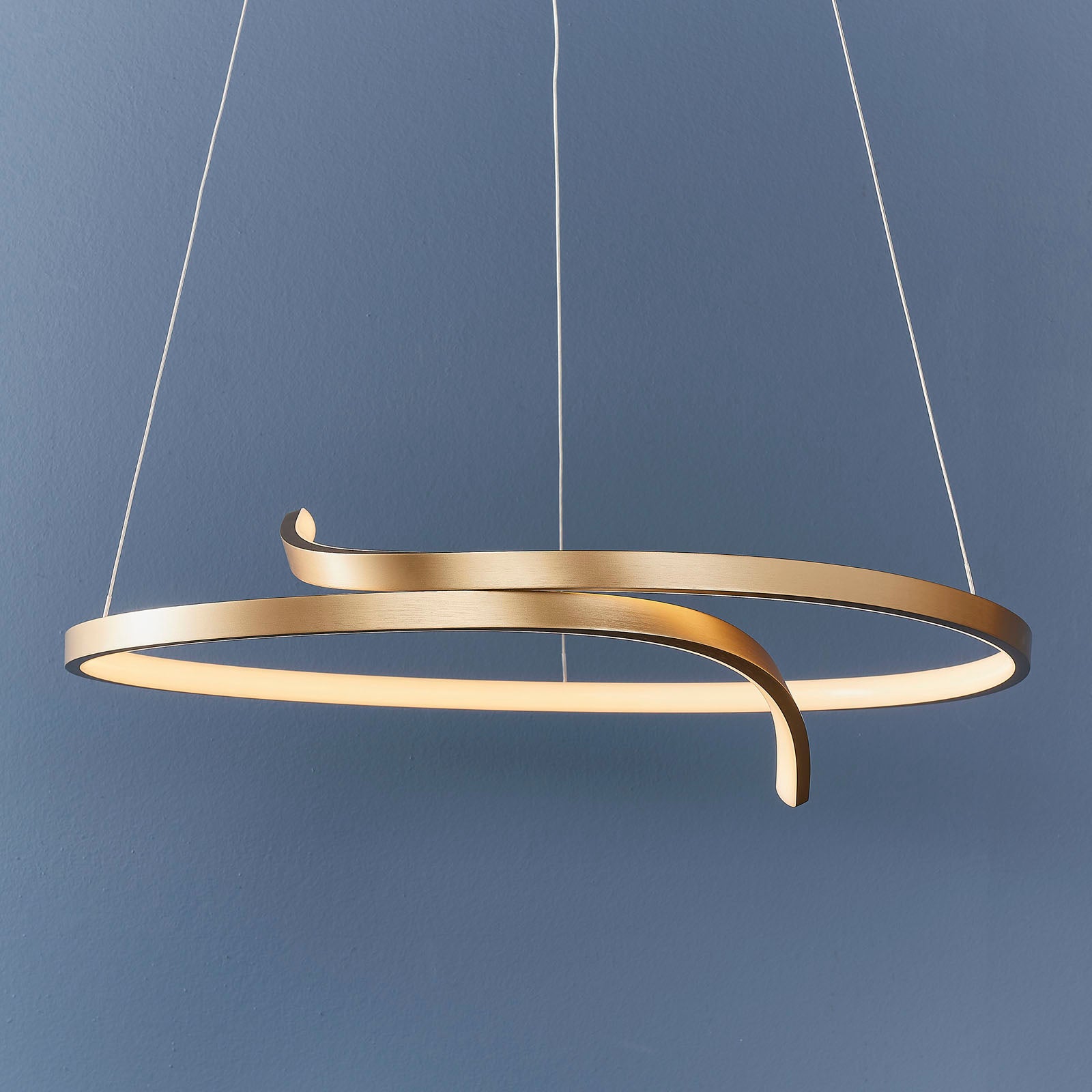 Rafe Brushed Gold LED Pendant Light