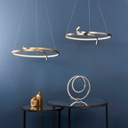Rafe Brushed Gold LED Pendant Light
