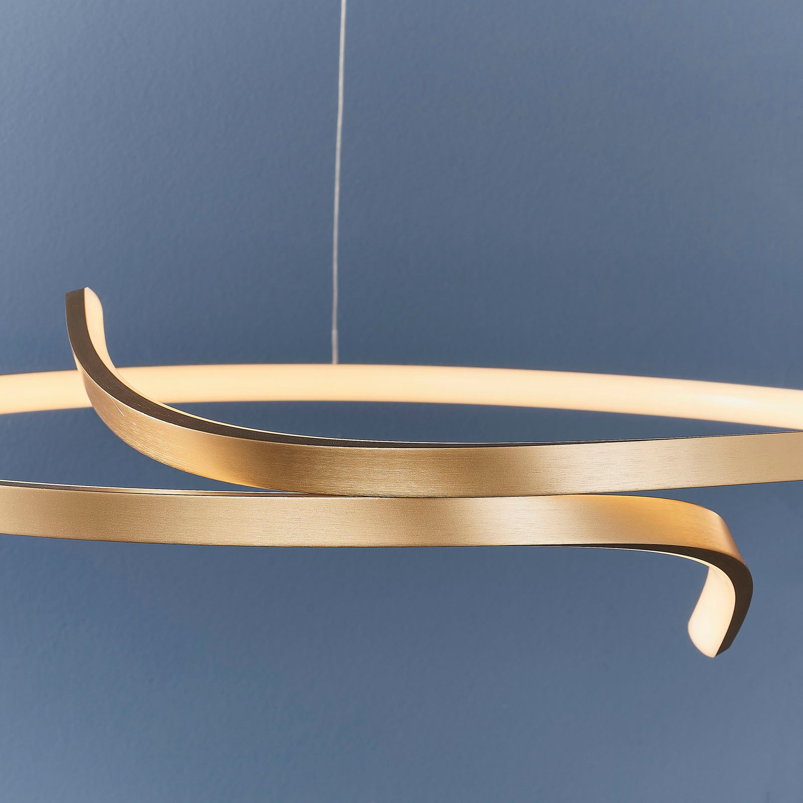 Rafe Brushed Gold LED Pendant Light