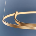 Rafe Brushed Gold LED Pendant Light