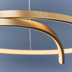 Rafe Brushed Gold LED Pendant Light