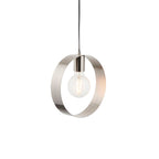 Hoop Black Metal Pendant Light