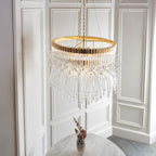 Madeleine 9 Light Pendant - Gold/Clear