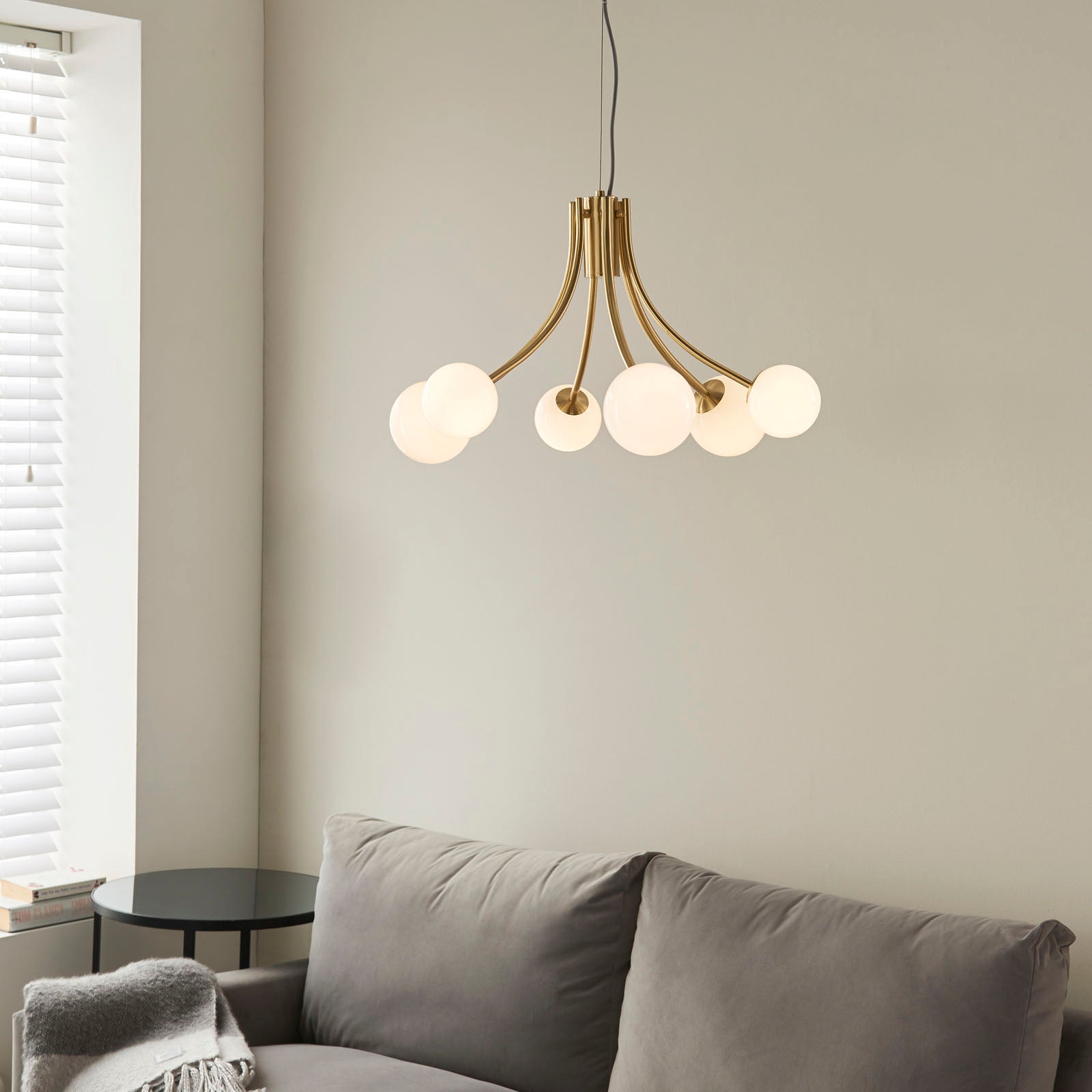 Bloom 6 Light Pendant Gold