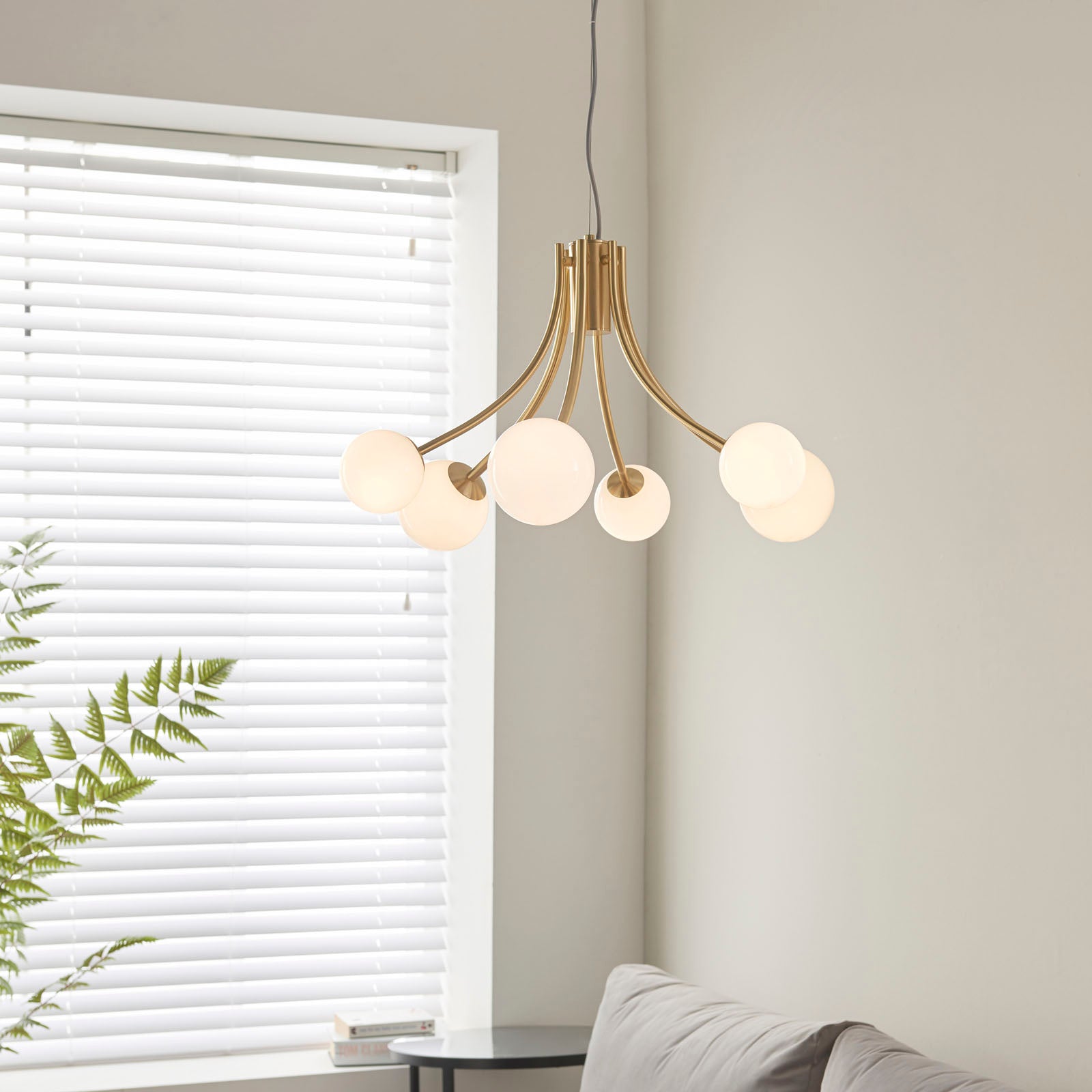 Bloom 6 Light Pendant Gold