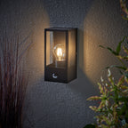 Breton PIR wall Black IP44 28W