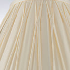 Chatsworth Small Ivory Silk Pinch Pleated Lamp Shade 12"