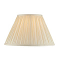 Chatsworth Medium Ivory Silk Pinch Pleated Lamp Shade 14"