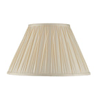 Chatsworth Medium Ivory Silk Pinch Pleated Lamp Shade 14"