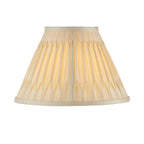 Chatsworth Small Ivory Silk Double Pinch Pleated Lamp Shade 10"