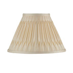 Chatsworth Small Ivory Silk Double Pinch Pleated Lamp Shade 10"