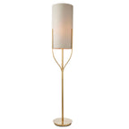 Fraser 1-Light Brushed Brass Floor Lamp