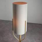 Fraser 1-Light Brushed Brass Floor Lamp