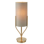 Fraser 1-Light Brushed Brass Table Lamp