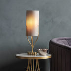 Fraser 1-Light Brushed Brass Table Lamp