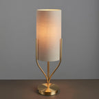 Fraser 1-Light Brushed Brass Table Lamp