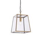 Hurst 1-Light Matt Antique Brass Pendant Light