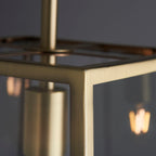 Hurst 1-Light Matt Antique Brass Pendant Light