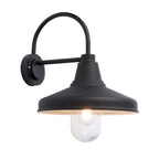 Farmhouse 1-Light Black Outdoor Wall Light