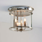 Hampworth 3-Light Modern Dimmable Flush Mount Ceiling Light