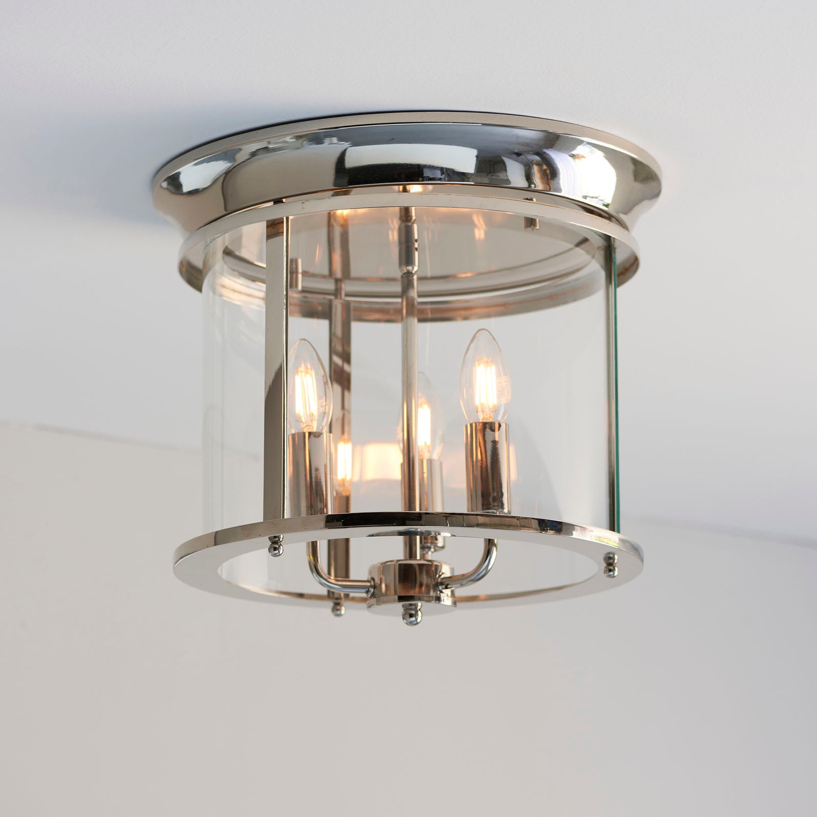Hampworth 3-Light Modern Dimmable Flush Mount Ceiling Light