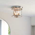 Hampworth 3-Light Modern Dimmable Flush Mount Ceiling Light