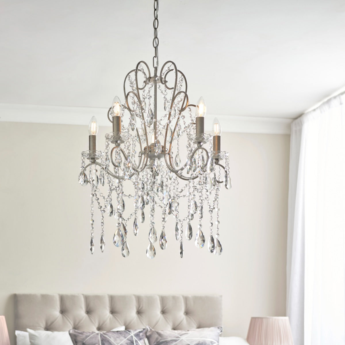 Berkley 5 Light Crystal Chandelier