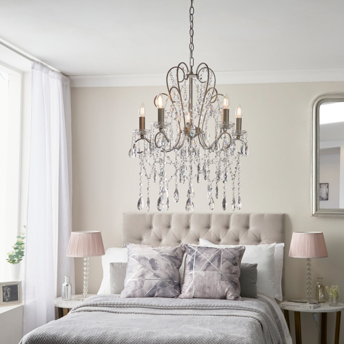 Berkley 5 Light Crystal Chandelier