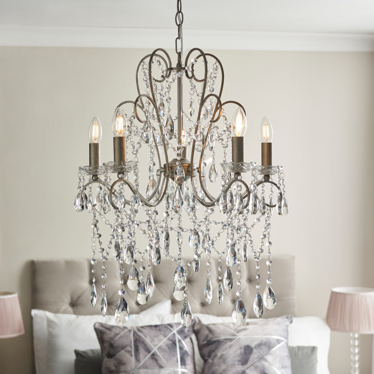 Berkley 5 Light Crystal Chandelier