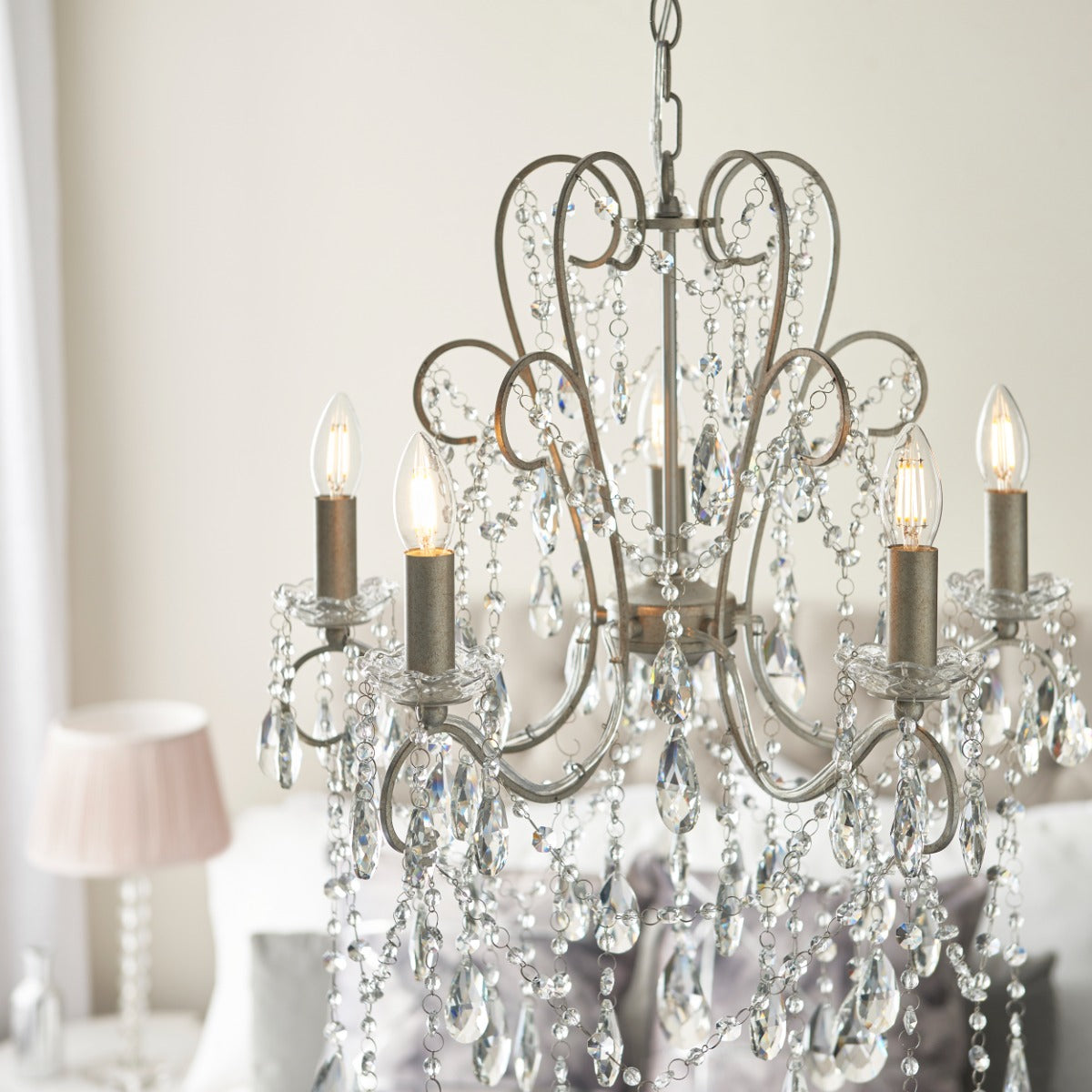 Berkley 5 Light Crystal Chandelier