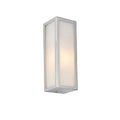 Newham 1-Light Chrome Wall Light with Frosted Glass Diffuser (IP44 Rated)