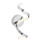 Astral 1-Light Bathroom Wall Sconce: Modern Design (Chrome Finish)