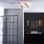 Astral 1-Light Bathroom Wall Sconce: Modern Design (Chrome Finish)